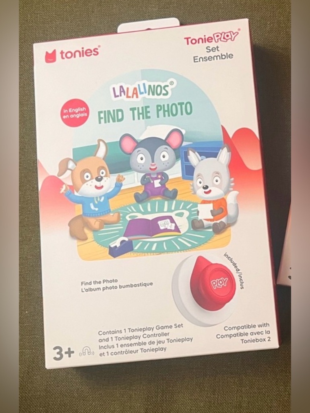LaLaLinos Find The Photo, Controller, Toniebox 2 Game